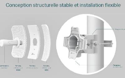 CPE Extérieur TP-LINK CPE610 300 Mbps 5 GHz 23 dBi