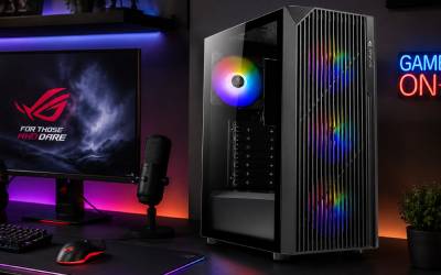 Pc de Bureau Gamer MYTEK i5 14è Gén 32Go RX 9060 XT 16Go OC