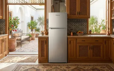 Réfrigérateur BIOLUX DP25-S Silver - Vue frontale