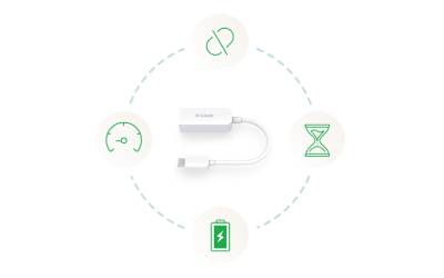 Adaptateur D-LINK DUB-E250 USB-C vers Ethernet 2,5 G