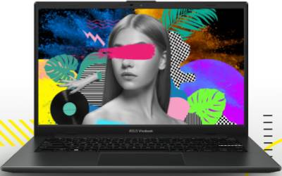 PC Portable ASUS Vivobook Go 14 I3-N305 8Go 256Go SSD - Noir