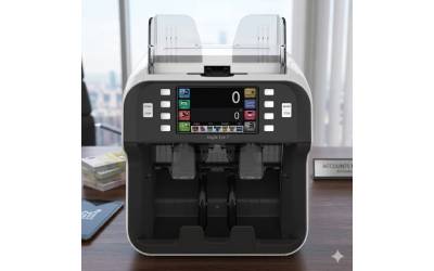 Compteuse de Billets PULOON Eagle Eye 7 Avec écran Tactile - 2 Poche