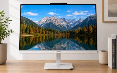 PC de Bureau ALL IN ONE LENOVO A105 AIO AMD Ryzen 5 8Go 256Go SSD - Gris