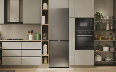 Frigo Combiné HOOVER HONCQ2T618EX 355Litres NoFrost - Inox