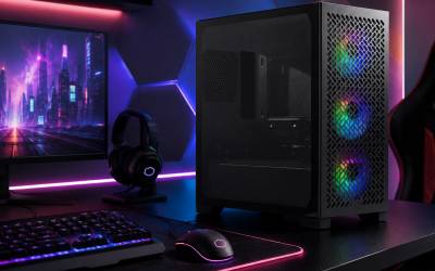 Pc de Bureau Gamer MYTEK i5 12è Gén 16Go RTX 3050 6G