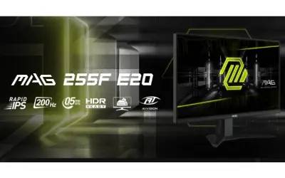Ecran Gaming MSI MAG 255F E20 24.5'' Full HD Fast IPS 200Hz