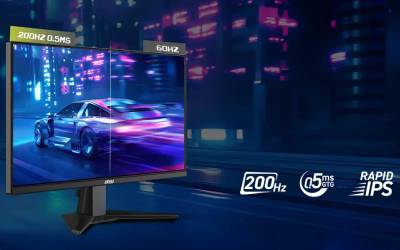 Ecran Gaming MSI MAG 255F E20 24.5'' Full HD Fast IPS 200Hz