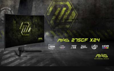 Ecran Gaming MSI MAG 275CF X24 27