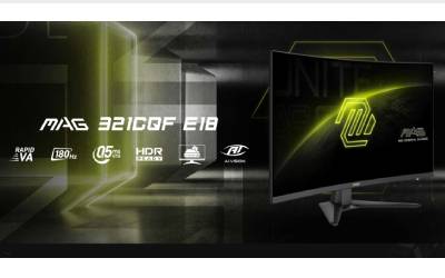 Ecran Gaming MSI MAG 321CQF E18 31.5 WQHD Incurvé 180 Hz 