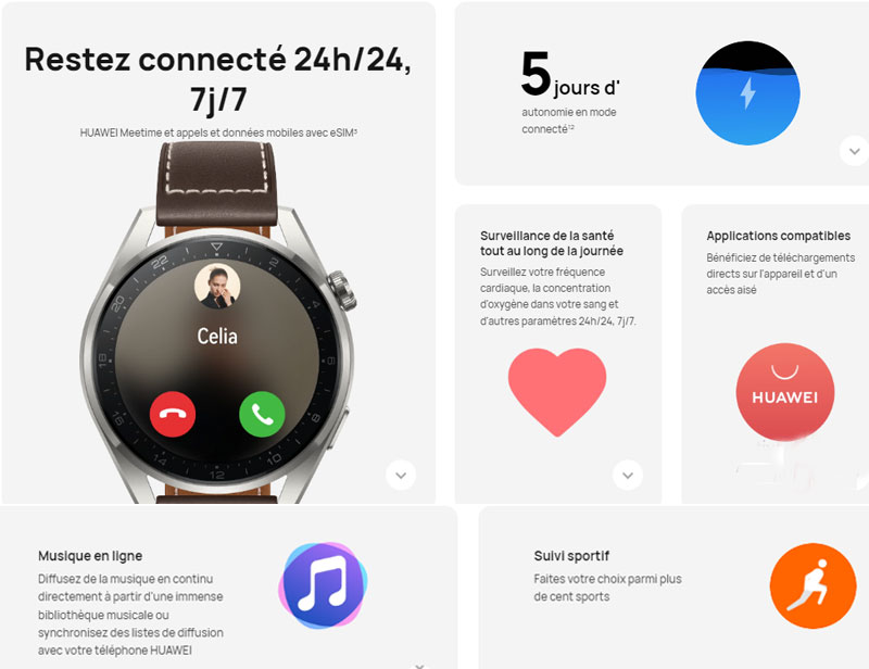 Montre Connectée HUAWEI Watch GT3 SE