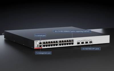 Switch L3 RUIJIE REYEE RG-CS83-24GT4XS-PD 24GE + 4 SFP+