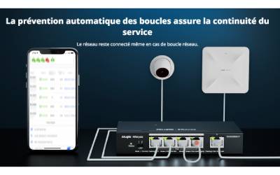 Switch RUIJIE REYEE RG-ES220GS-LP Avec PoE 20 Ports Gigabit