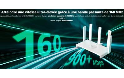 Routeur RUIJIE REYEE RG-EW3000GX Gigabit Wi-Fi 6 Double WAN 3000M
