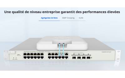 Switch RUIJIE RG-NBS3100-8GT2SFP-P-V2 Avec PoE 10 Ports Gigabit