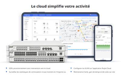 Switch RUIJIE RG-NBS3100-8GT2SFP-P-V2 Avec PoE 10 Ports Gigabit