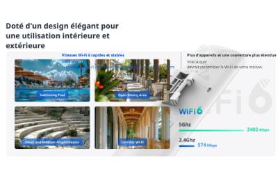 Point d'accès RUIJIE REYEE RG-RAP62-OD Polyvalent Wi-Fi 6 AX3000