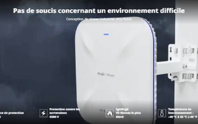 Point d'accès RG-RAP6260G Extérieur Omnidirectionnel Wi-Fi 6 AX1800