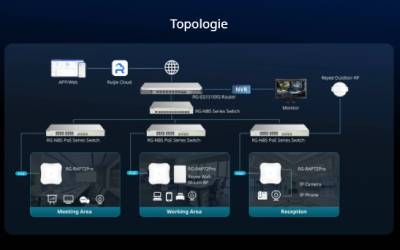 Point d'accès RUIJIE REYEE RG-RAP72PRO Double Bande Wi-Fi 7 BE5000