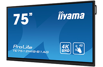 Ecran Tactile IIYAMA ProLite TE7512MIS-B1AG 75'' 4K UHD IPS 60Hz