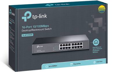 Switch TP-LINK TL-SF1016DS 16 ports 10/100 Mbps