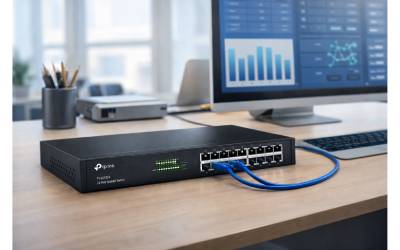 Switch Rackable TP LINK TL-SG1024 24 Ports RJ45 - Noir