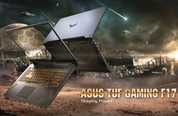 PC Portable ASUS TUF Gaming F17 R7-4800H 8Go 512Go SSD - Noir (TUF706IC-HX010T)