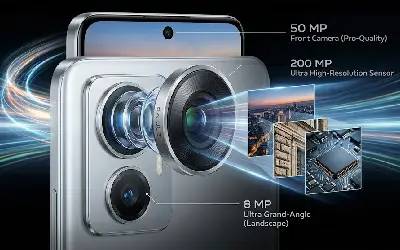 Smartphone VIVO V70 FE 5G 12Go 256Go - Ocean Blue