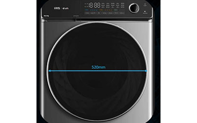 Lave linge Frontal IRIS EVA WM105IRISEVADS 10.5kg - Dark Silver
