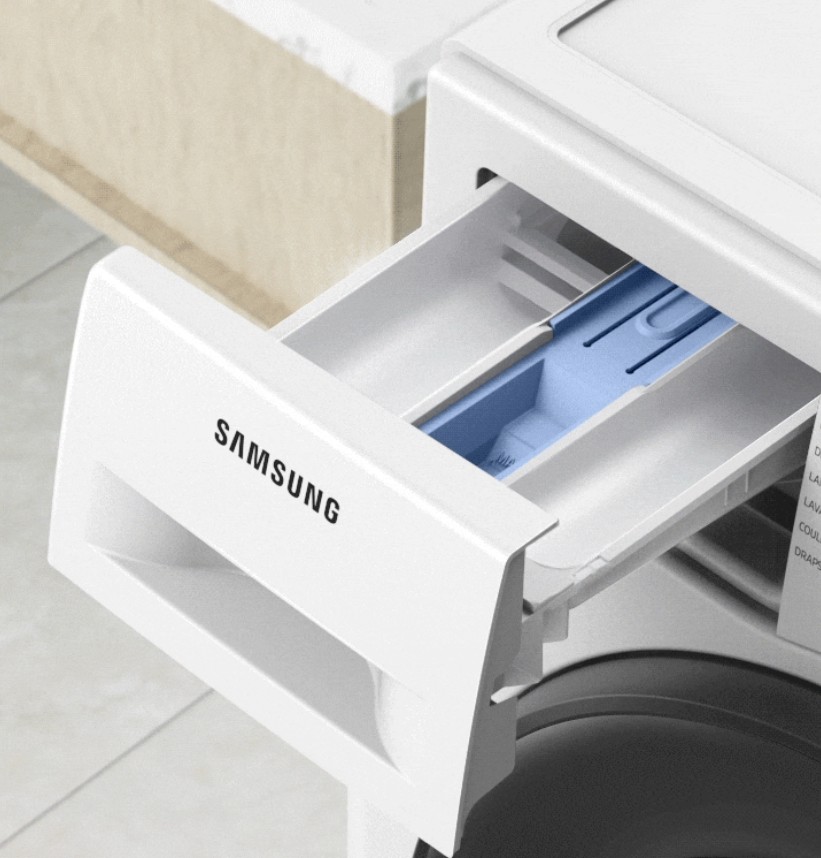 Lave Linge Frontal SAMSUNG WW80TA046AX1MF Eco Bubble 8Kg