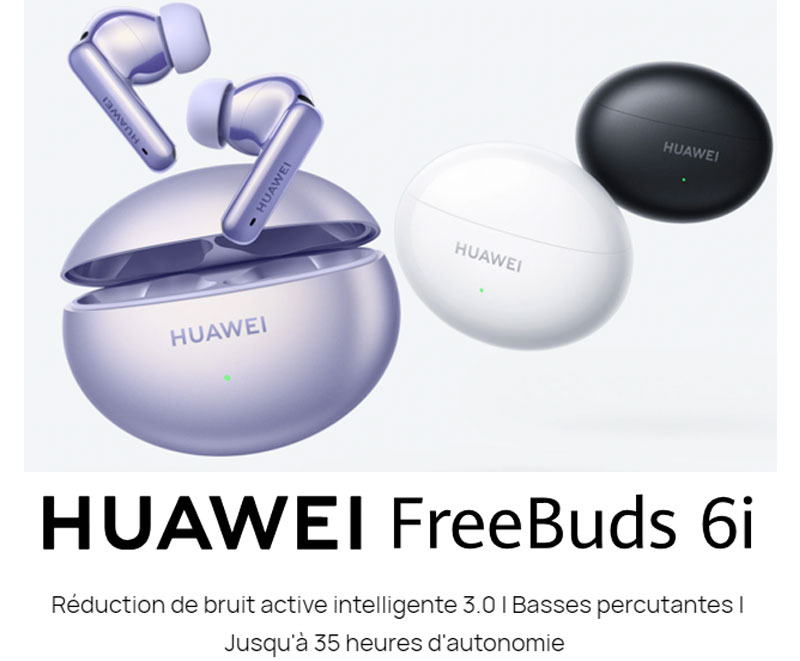 Écouteurs Sans Fil HUAWEI FreeBuds 6i