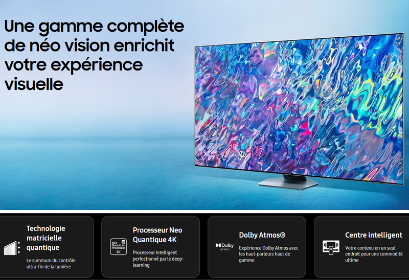 Tv SAMSUNG 55'' Smart QN85B NEO QLED UHD 4K